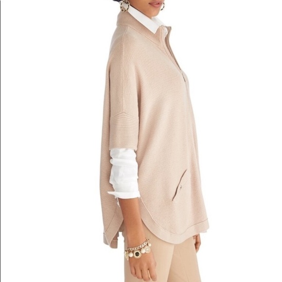 WHBM Poncho Cape Cardigan Sweater EUC - Picture 2 of 16